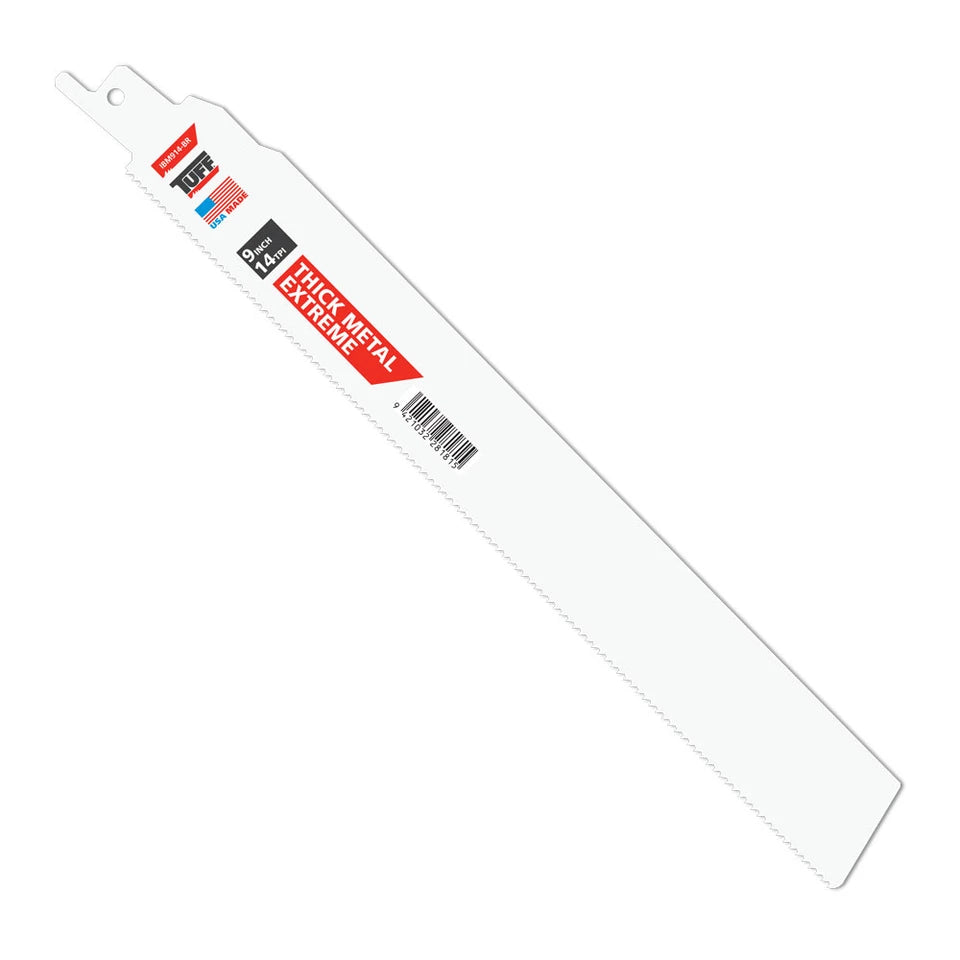 TUFF Reciprocating Blade 9" x 14TPI Thick Metal EXTREME