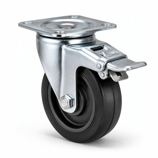 NPU Castor Wheel with Brake 100mm