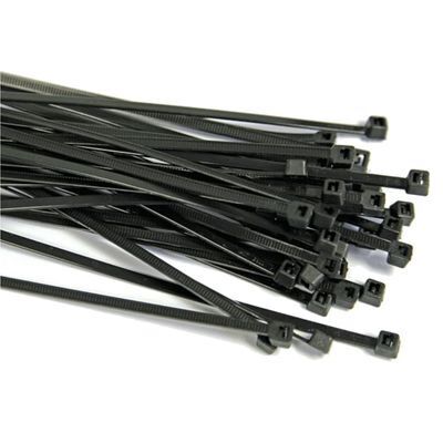 Cable Tie 4.8 x 200mm Black UV Resistant 100pk