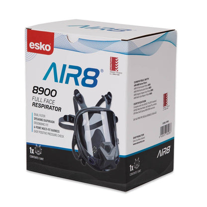 Esko Air8 Full Face Silicone Respirator - 8900