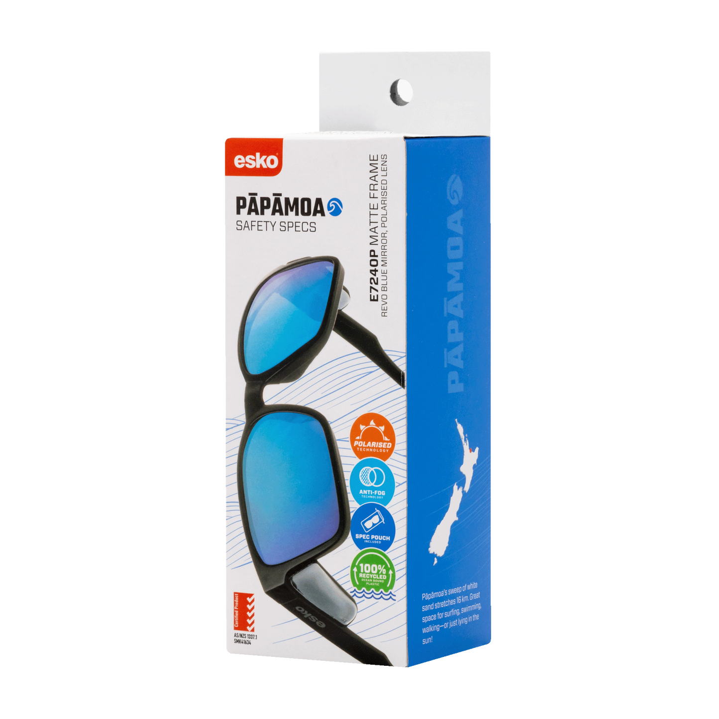 Esko Surf Papamoa Polarised Safety Specs | E7240P