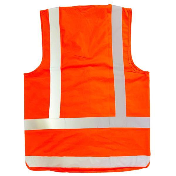 WORKWEAR VEST- HI VIS TTMC LONG TAIL - High Visibility TTMC Vests – Orange