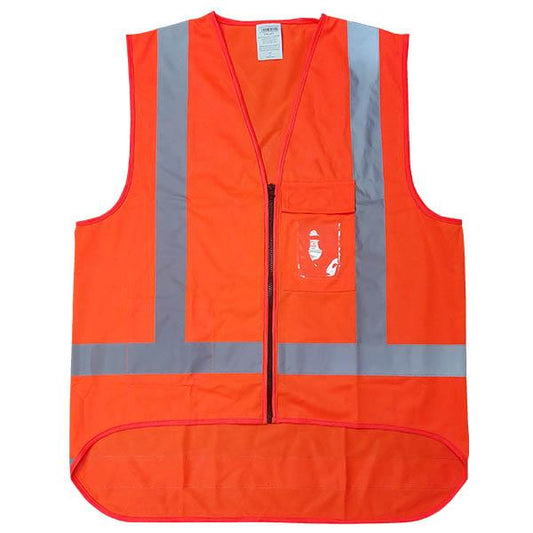 WORKWEAR VEST- HI VIS TTMC LONG TAIL - High Visibility TTMC Vests – Orange