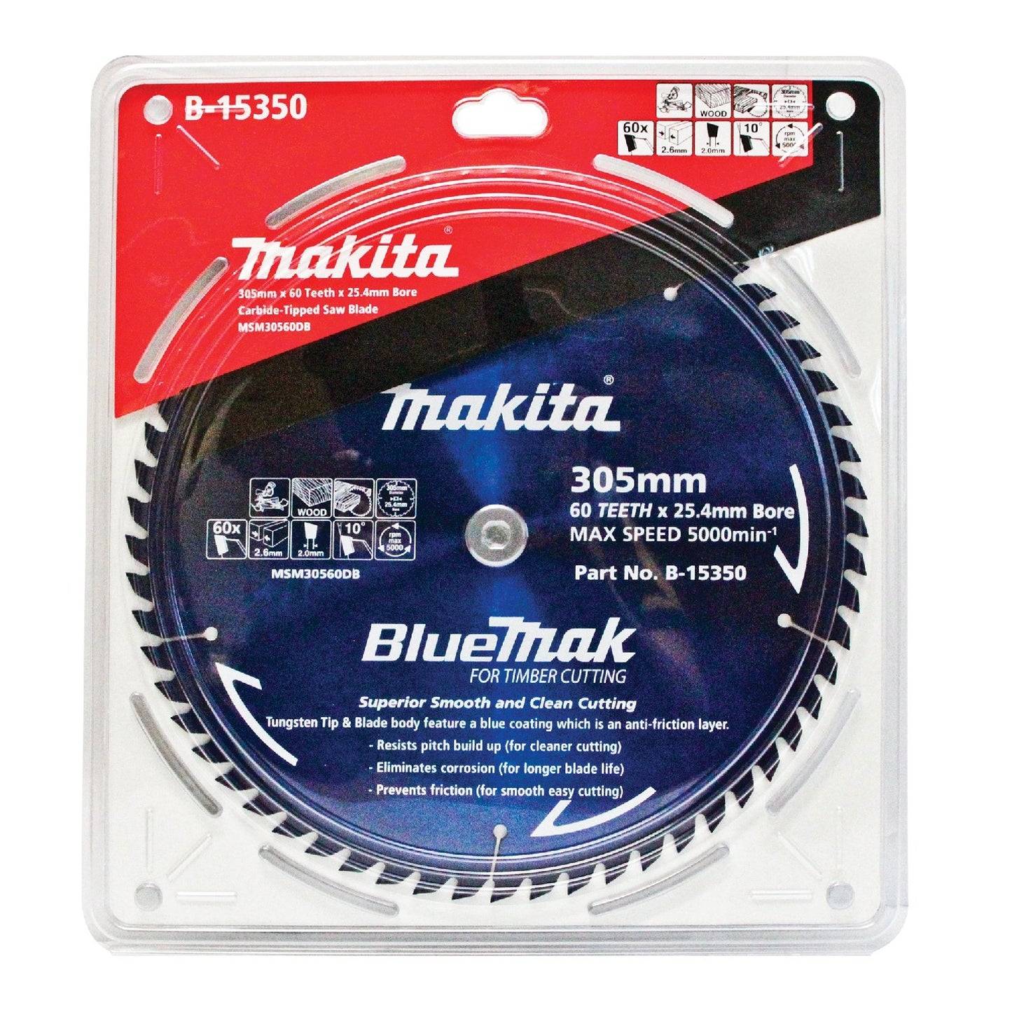 Makita BlueMak Blade 305mm 60T