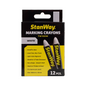 Stanway White / Yellow / Red Marking Crayon (12pk/ box)