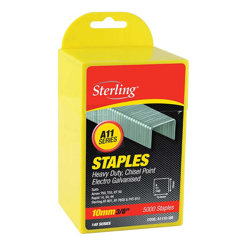 Sterling 140 Series Staples Plastic Box 10mm