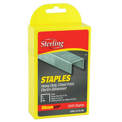 Sterling 140 Series Staples Plastic Box 10mm