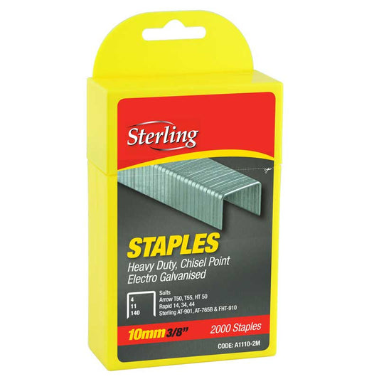 Sterling 140 Series Staples Plastic Box 10mm