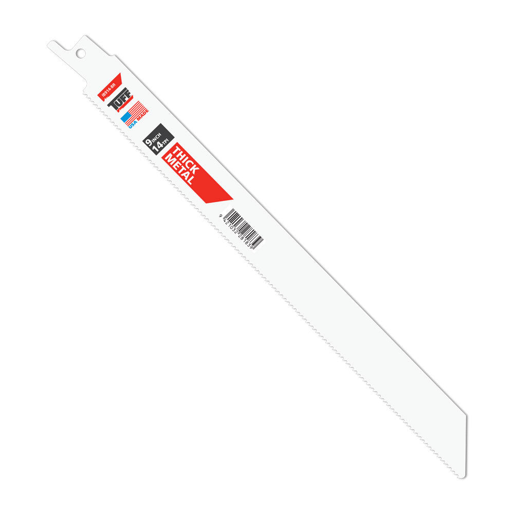 TUFF Reciprocating Blade 9" x 14TPI Thick Metal