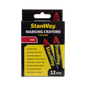 Stanway White / Yellow / Red Marking Crayon (12pk/ box)
