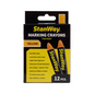 Stanway White / Yellow / Red Marking Crayon (12pk/ box)